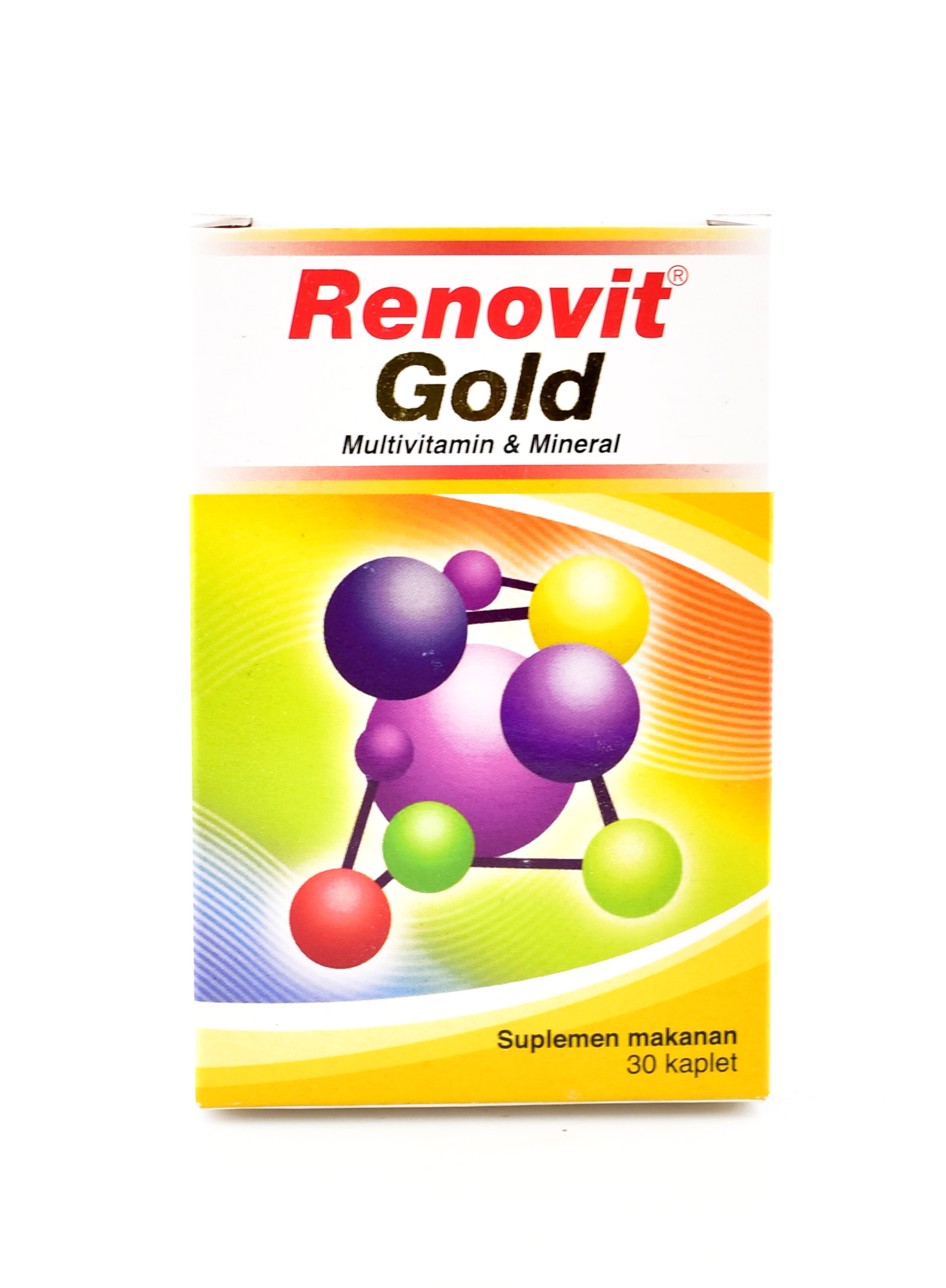 Renovit Gold Kaplet 1 Botol Isi 30 Kaplet (per Botol)